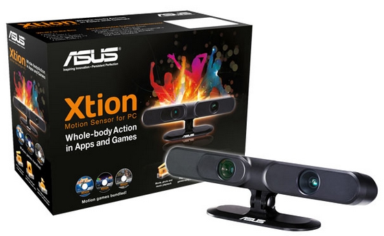Asus Xtion: kontroler z czujnikiem ruchu dla komputerów PC - jak Kinect z Xbox 360