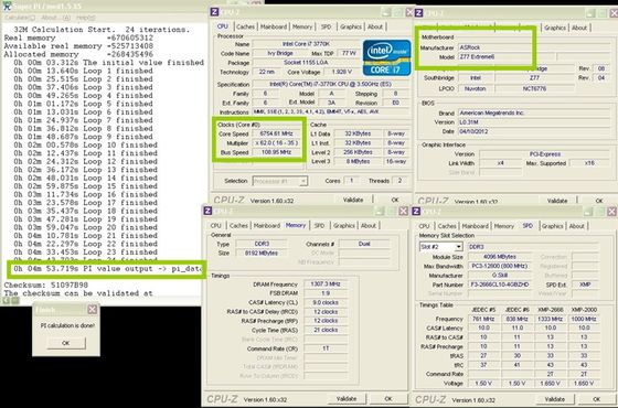 Intel Core i7 3770K: procesor podkręcony do 6,9 GHz na płycie ASRock Z77 Extreme6