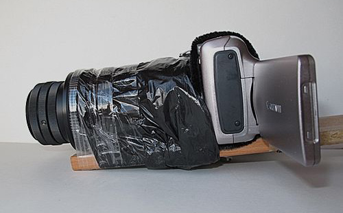 Aparat makro zestaw do fotografii śnieżynek