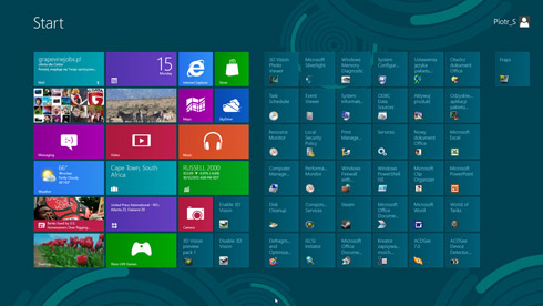 Windows 8 - metro UI