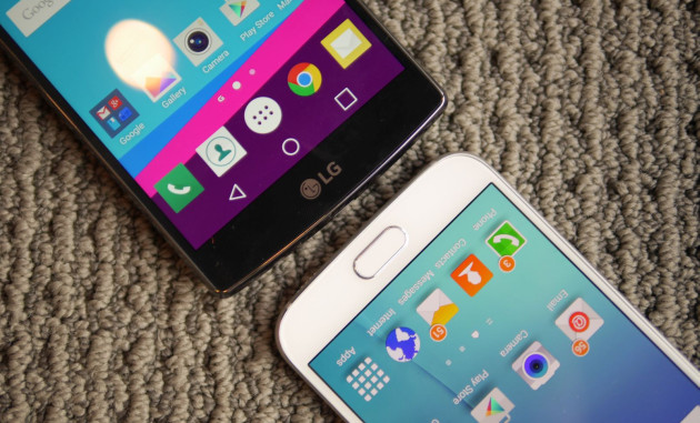 LG G4 vs Galaxy S6 screens