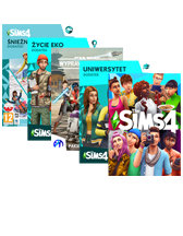 The Sims 4 <br>+ zestaw dodatków
